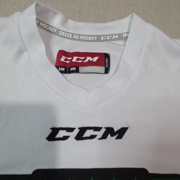 CCM Dallas Stars Rookies Presented By Lexus White Hockey Jersey Shirt Kids Small - Picture 4 of 6